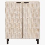 vidaXL Buffet Finition Lavage Blanc 60 x 33 x 75 cm