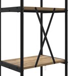 vidaXL Étagère chêne artisanal 40 x 30 x 183 cm Bois d'ingénierie