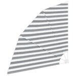 vidaXL Écran de confidentialité pour balcon Anthracite et blanc