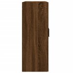 vidaXL Armoire murale chêne marron 69 5x34x90 cm bois d'ingénierie