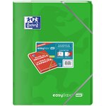 Cahier piqûre EASYBOOK MAX 24 X 32 cm 96p 90g grands carreaux coloris aléatoire OXFORD