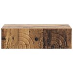 vidaXL Table d'appoint murale 59 x 34 5 x 17 cm Bois d'ingénierie