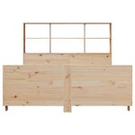 vidaXL Cadre de lit sans matelas 140x190 cm bois de pin massif