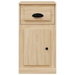 vidaXL Armoire latérale avec tiroir chêne sonoma 40x50x75 cm