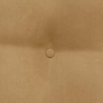 vidaXL Coussin de Dos Marron 60 x 24 x 50 cm Velours