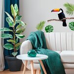Adhésif décoratif mural toucan
