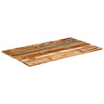Vidaxl dessus de table rectangulaire 60x100 cm 15-16 mm bois récupéré