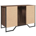 vidaXL Armoire lavabo de salle de bain chêne marron 91x35x60 cm