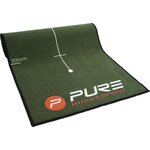 Pure2improve tapis de putting de golf 400 x 66 cm