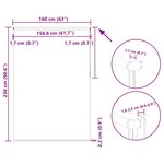 vidaXL Store enrouleur occultant café 160x230cm largeur du tissu