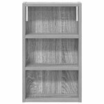 vidaXL Armoire murale de salle de bain Gris Sonoma 30 x 10 x 50 cm