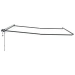 vidaXL Auvent avec Anthracite 5 × 3 5 m Métal