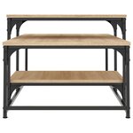 vidaXL Table basse chêne sonoma 102x60x45 cm bois d'ingénierie