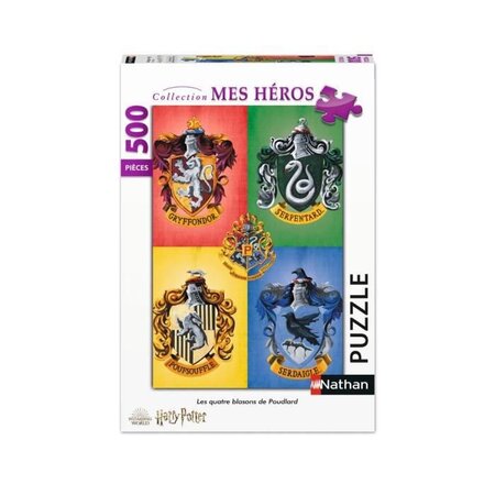 Puzzle 500 pieces - Les quatre blasons de Poudlard / Harry Potter