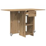 vidaXL Table à dîner 115 x 70 x 75 cm Bois d'ingénierie Rectangulaire