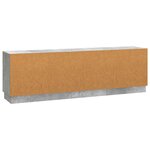 vidaXL Meuble TV Gris béton 150 x 31 x 47 cm Bois d'ingénierie