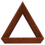 vidaXL Jardinière 40x34 5x75 cm acier corten