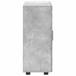 vidaXL Buffet Gris béton 55.5 x 29 x 100 cm Bois d'ingénierie