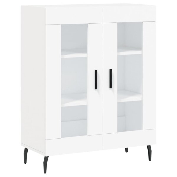 vidaXL Buffet blanc 69 5x34x90 cm bois d'ingénierie
