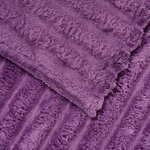 vidaXL Couvertures à jeter 6 Pièces Violet 200 x 150 cm Toison