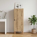 vidaXL Buffet Chêne artisanal 33 x 34 5 x 90 cm Bois d'ingénierie