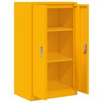 vidaXL Armoire de rangement Jaune moutarde 60 x 40 x 105 cm Acier