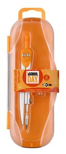 Coffret Compas Collège avec étui de mines JPC