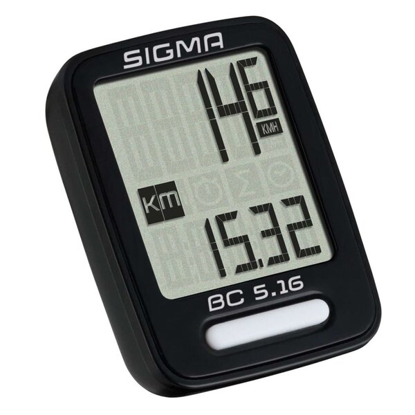 Sigma ordinateur de vélo bc 5.16 noir