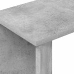 vidaXL Table d'appoint Gris béton 35 x 25 x 50 cm Bois d'ingénierie