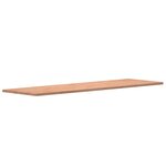 vidaXL Dessus de bureau 180x55x2 5 cm bois massif de hêtre