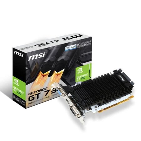 Msi n730k-2gd3h/lp carte graphique nvidia geforce gt 730 2 go gddr3