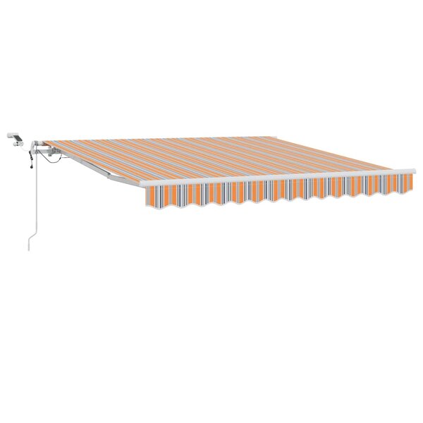 vidaXL Auvent Rétractable Multicolore 300 x 250 cm Polyester et métal