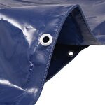 vidaXL Bâche 650 g / m² 1 5 x 10 m Bleu