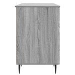 vidaXL Bureau Sonoma gris 142 5 x 50 x 75 cm Bois d'ingénierie