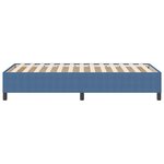 vidaXL Cadre de lit Bleu 100 x 200 cm Tissu en velours côtelé
