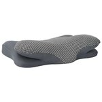 vidaXL Coussin pour le cou Gris 58 x 36 x 13 cm Polyester