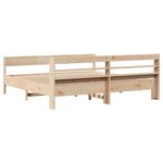 vidaXL Cadre de lit sans matelas 180x200 cm bois massif de pin