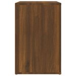 vidaXL Armoire à chaussures Chêne marron 130x35x54cm Bois d'ingénierie
