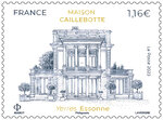 Timbre - Maison Caillebotte - Yerres - Lettre verte