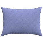 vidaXL Coussins de canapé 2 Pièces Bleu 70 x 50 cm tissu