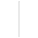 vidaXL Tête de lit Blanc Bois d'ingénierie