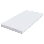vidaXL Coussins de Matelas Blanc 120 x 200 cm