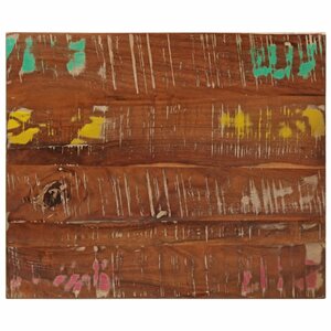 vidaXL Dessus de table 60x50x2 5 cm rectangulaire bois massif récupéré