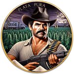 Pièce de monnaie en Argent g 31.1 (1 oz) Millésime 2024 EL NARCO