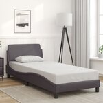 vidaXL Cadre de lit sans matelas gris 80x200 cm similicuir