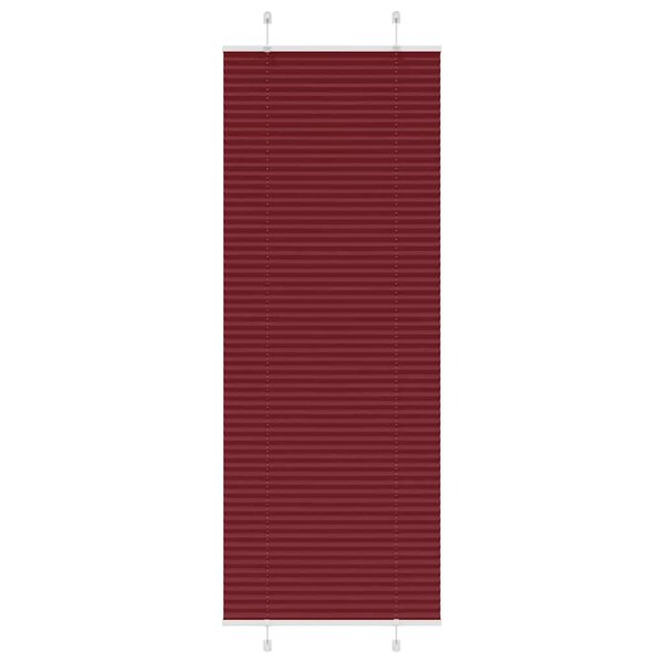 vidaXL Store plissé rouge bordeaux 70x200 cm largeur du tissu 69 4 cm