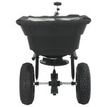 vidaXL Épandeur Noir 53 x 108 x 74 cm PVC et Acier
