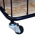 vidaXL Meuble TV 100x40x45 cm Bois de manguier massif