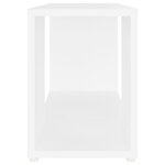 Vidaxl meuble tv blanc 60x24x32 cm aggloméré