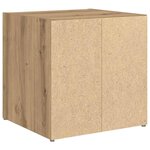 vidaXL Meuble TV 2 Pièces Marron 37 x 35 x 37 cm Bois d'ingénierie